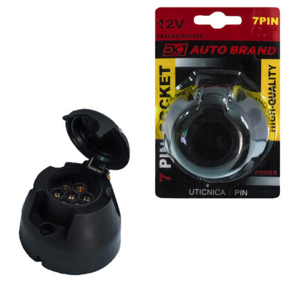 UTICNICA ZA PRIKOLICU 12V 7 PIN ZENSKA (ISO 1724) AB32549       