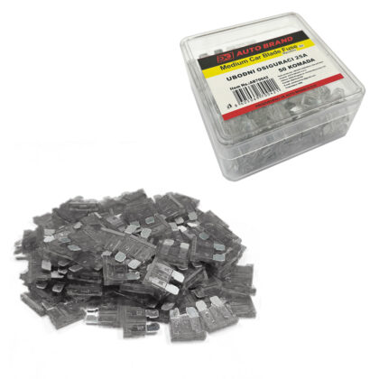 OSIGURACI UBODNI (NOZASTI) 25A 50 KOMADA AB70042