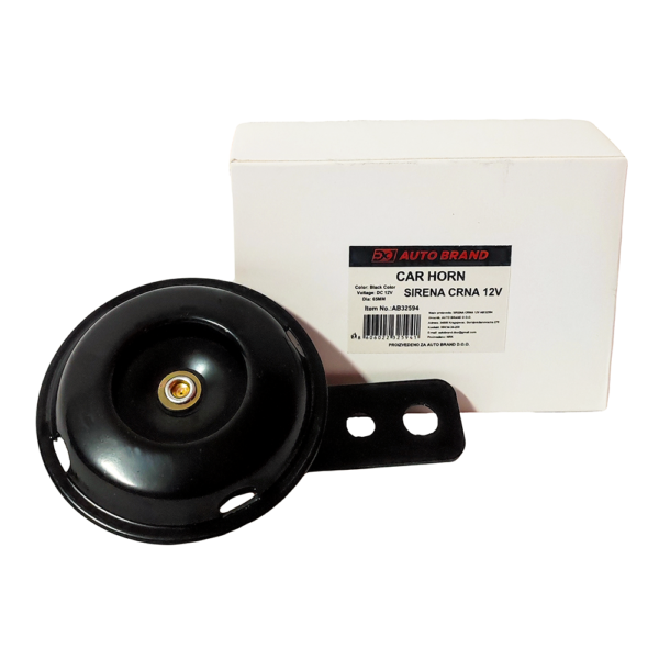 SIRENA CRNA 12V 65MM AB32594        