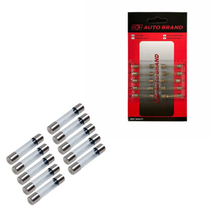 OSIGURACI STAKLENI (CEVASTI) VECI 5-20A SET 10 KOMADA AB32378    