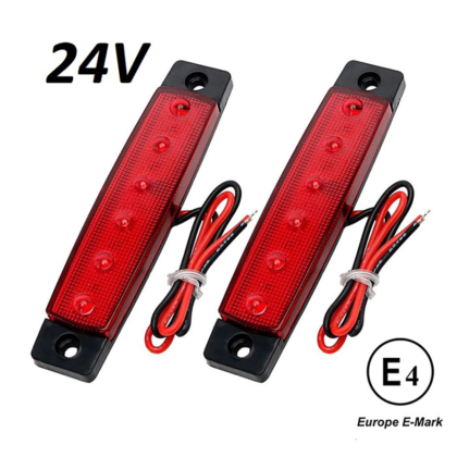 (1619) Led Gabarit 24V Crveni 76052