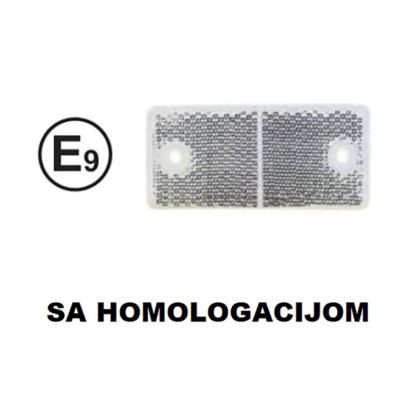 (3215) Katadioptar Pravougaoni Beli Homol.