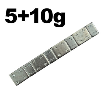 SAMOLEPLJIVI TEGOVI ZA BALANSIRANJE ALUMINIJUMSKIH FELNI 5+10G AB70072