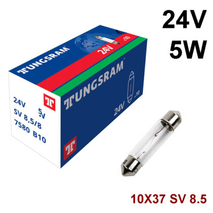 (8537) SIJALICA 24V5W 10X37 TUNGSRAM