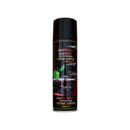 KOKPIT SPREJ ZA INSTRUMENT TABLU I PLASTIKU GREEN APPLE (ZELENA JABUKA) 220ML AB70234    