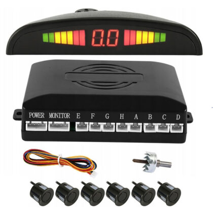 SET SA 8 PARKING SENZORA,LED DISPLEJOM, ZVUCNIM UPOZORENJEM I BURGIJOM ZA MONTAZU 1851124
