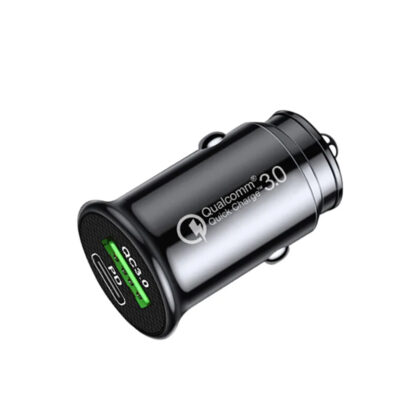 AUTO PUNJAC SA DVA PORTA USB-A/ TYPE-C 12V 3.0A 1852330