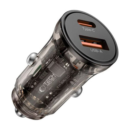 AUTO PUNJAC SA DVA PORTA USB-A/ TYPE-C 12V 3.0A 46103