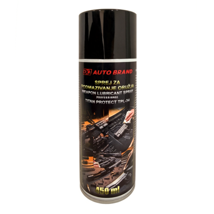 SPREJ ZA PODMAZIVANJE ORUZJA TITAN PROTECT TPL-34 450ML AB71146